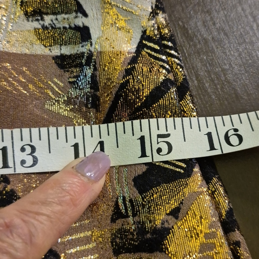 Louis Vuitton Silk Cocktail Dress Sz.38.(sz.6). Cashmere Straps. - Picture 13 of 17